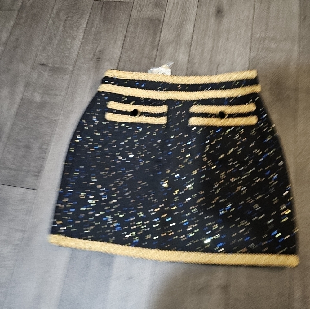 Sister Jane Disco Boucle skirt size medium - Picture 3 of 16